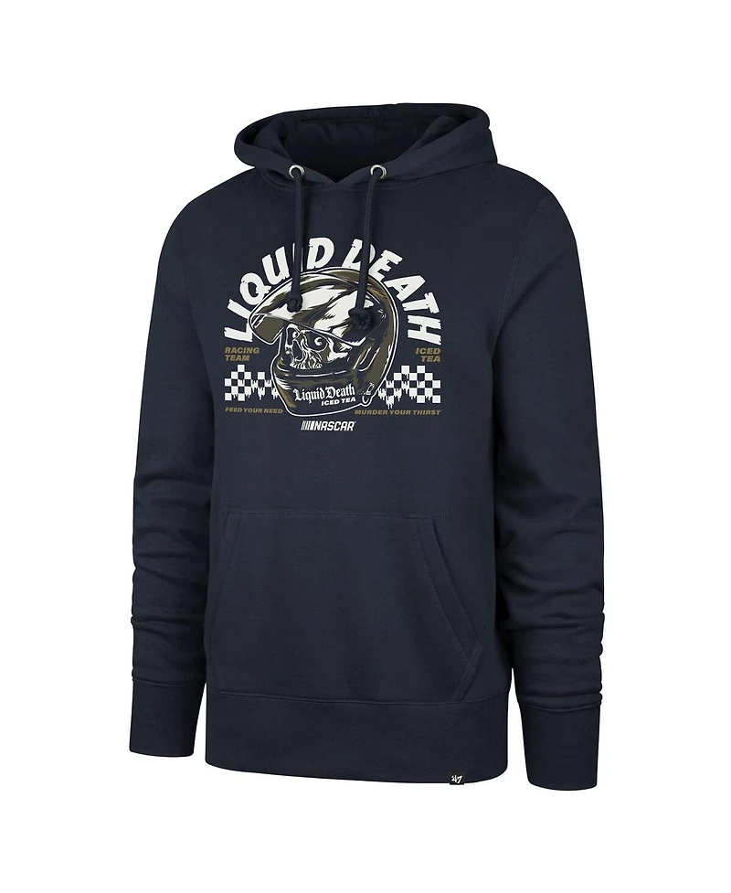 '47 Brand Men's Navy Nascar Liquid Death Imprint Headline Pullover Hoodie