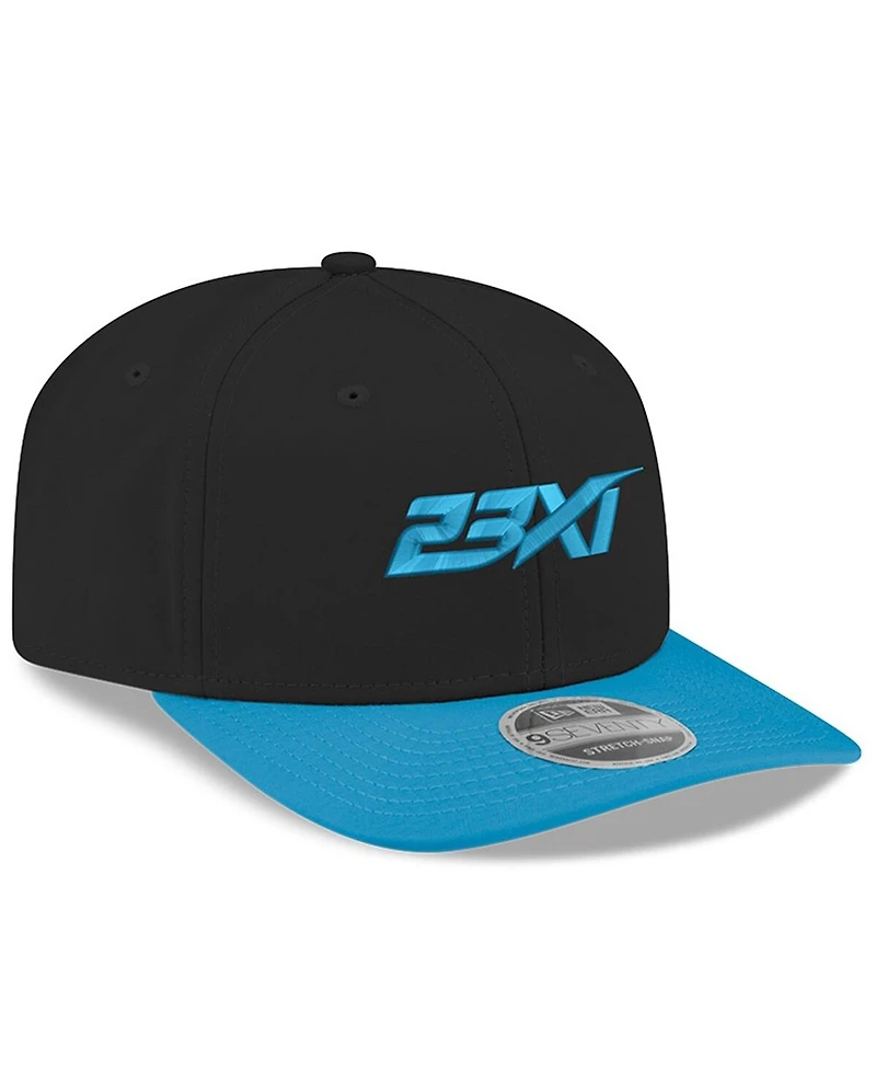 New Era Men's Black/Blue 23XI Racing 9SEVENTY Team Adjustable Hat