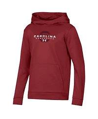 Under Armour Big Boys and Girls Garnet South Carolina Gamecocks Team Fleece Pullover Hoodie