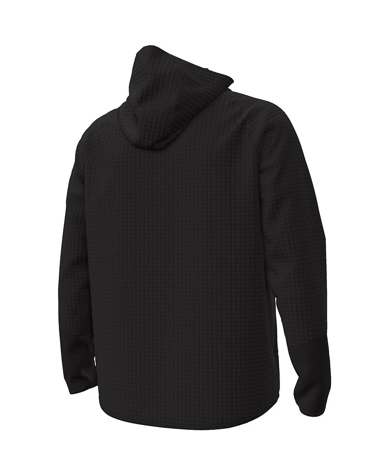 Under Armour Men's Black Wisconsin Badgers Unstoppable Raglan Full-Zip Jacket