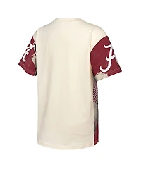 Outerstuff Big Boys and Girls Cream Alabama Crimson Tide Make Noise T-Shirt
