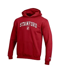 Champion Big Boys and Girls Cardinal Stanford Campus Pullover Hoodie