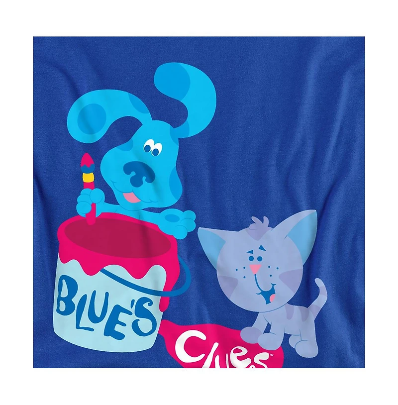 Logovision Men's Blue's Clues Paint It! T Shirt