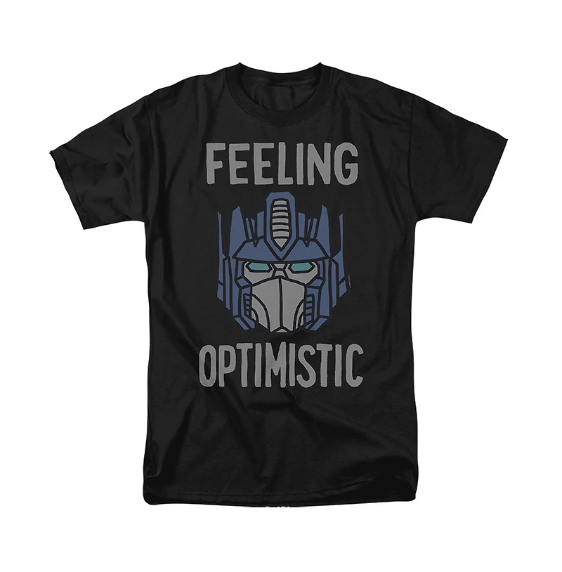 Logovision Men's Transformers The Optomistic Prime T Shirt