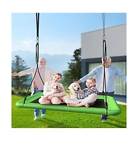 Tree Swing for Kids and Adults, 60" Waterproof Rectangle Platform Swing