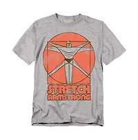 Logovision Men's Stretch Armstrong Da Vinci's T Shirt