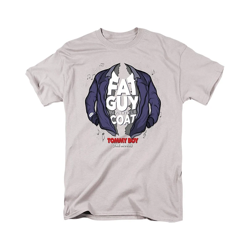 Logovision Men's Tommy Boy Fat Guy A Little Coat T Shirt