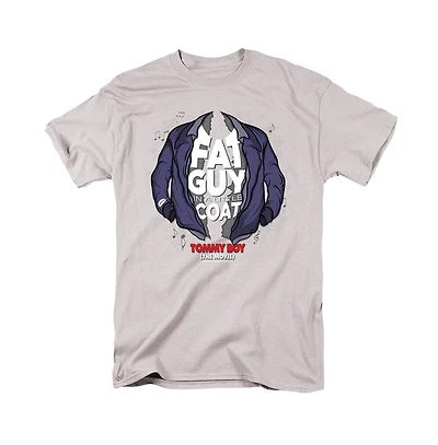 Logovision Men's Tommy Boy Fat Guy A Little Coat T Shirt
