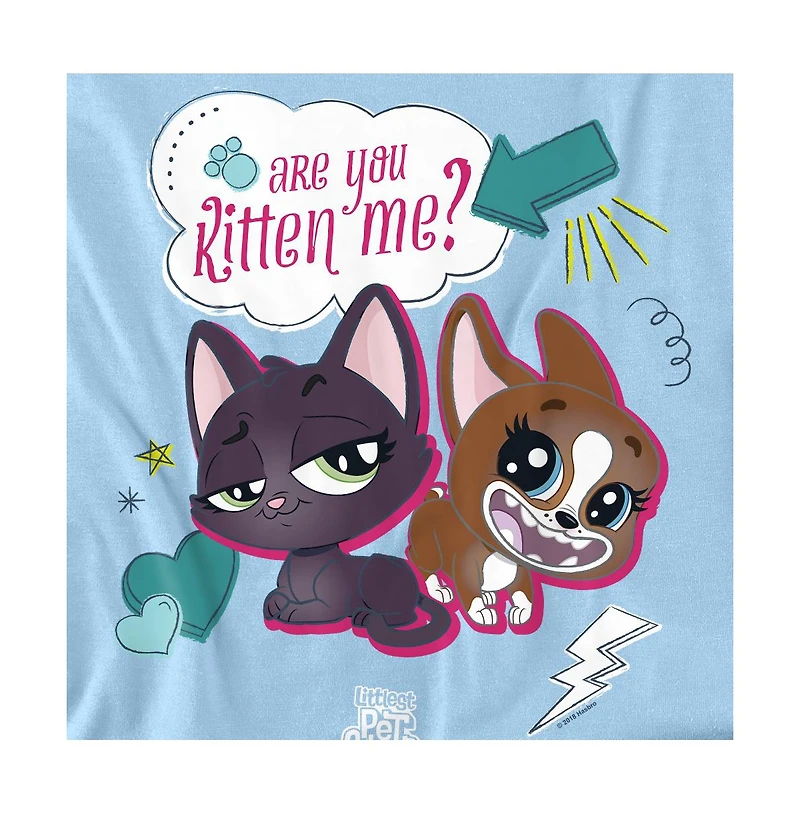 Logovision Men's Littlest Pet Shop Puppy are you Kitten Me? T Shirt