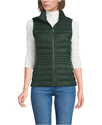 Lands' End Women's Petite Wanderweight Packable Down Vest
