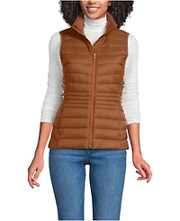 Lands' End Women's Petite Wanderweight Packable Down Vest