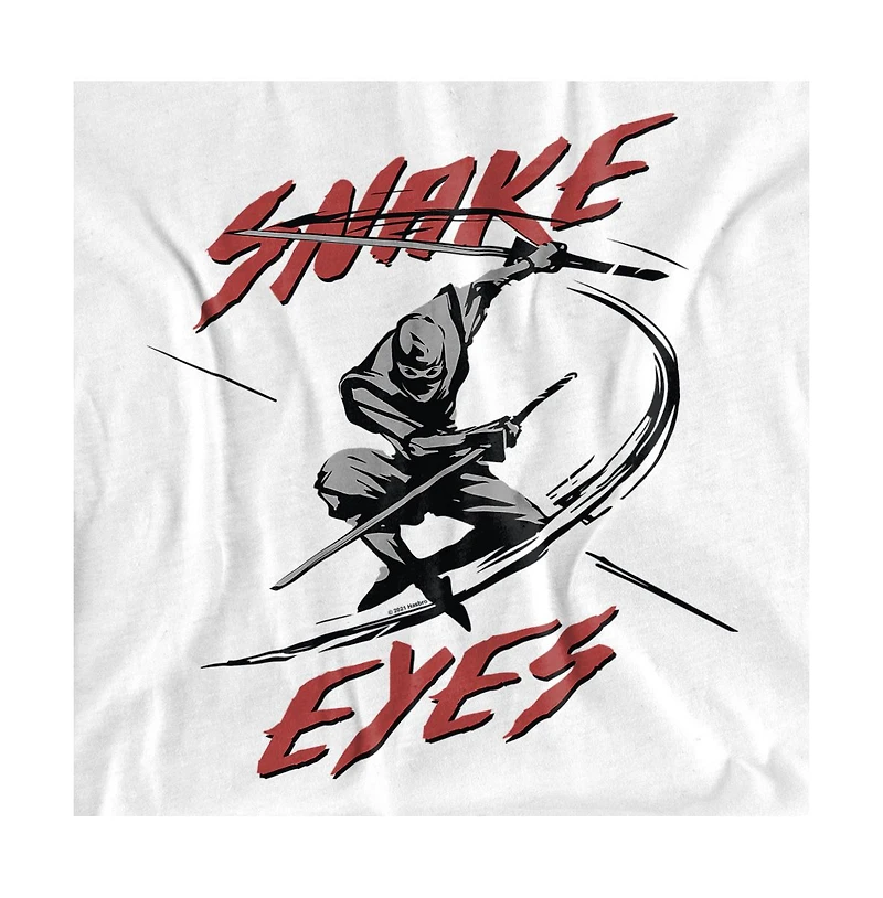 Logovision Men's Snake Eyes G.i. Joe Origins Brushed Strike T Shirt