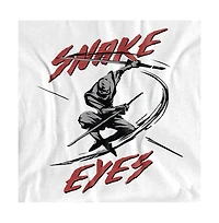 Logovision Men's Snake Eyes G.i. Joe Origins Brushed Strike T Shirt
