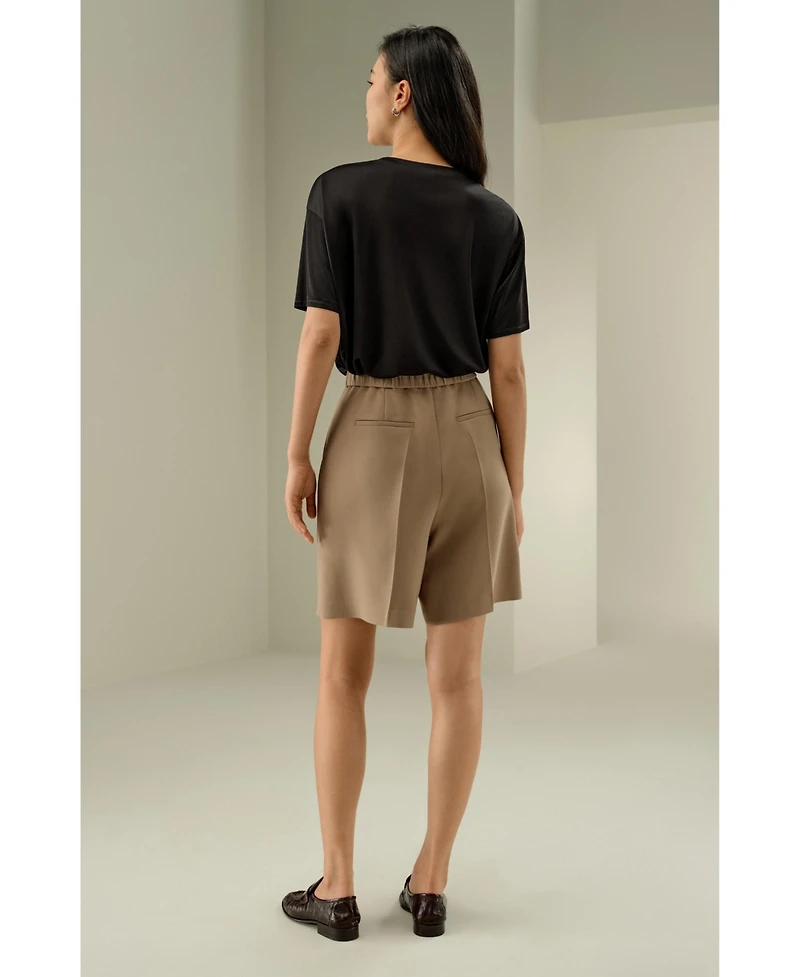 Lilysilk Women's Oversized Silk Jersey Tee