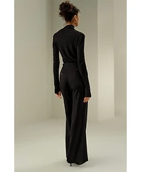 Lilysilk Women's Slim Fitted Silk Jersey Long Sleeve Top