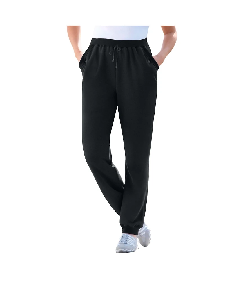 Woman Within Plus Better Fleece Jogger Sweatpant