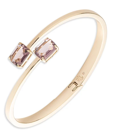 Lauren Ralph Lauren Gold-Tone Bypass Cuff Bracelet