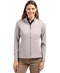 Cutter & Buck Adapt Eco Knit Heather Recycled Full Zip