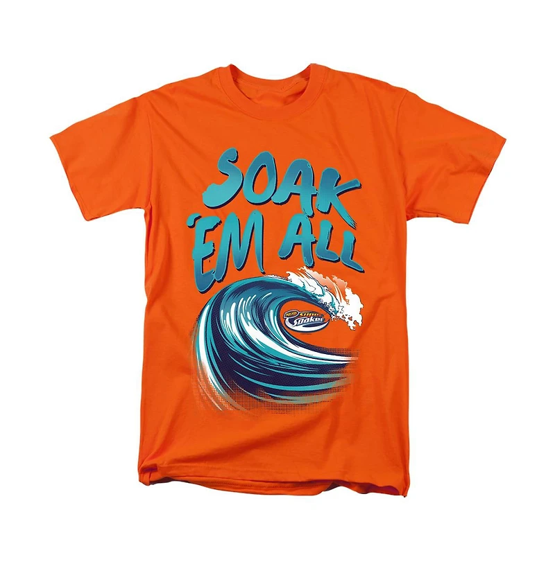 Logovision Men's Super Soaker Soak Em All T Shirt