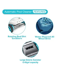 Intex 700 Gal Per Hour Above Ground Pool Cleaner Robot Vacuum w/ 21 Ft Hose