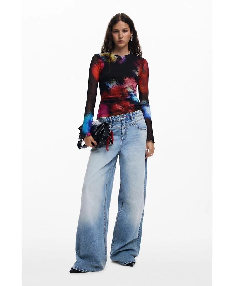 Desigual Women's T-shirt designed by M. Christian Lacroix