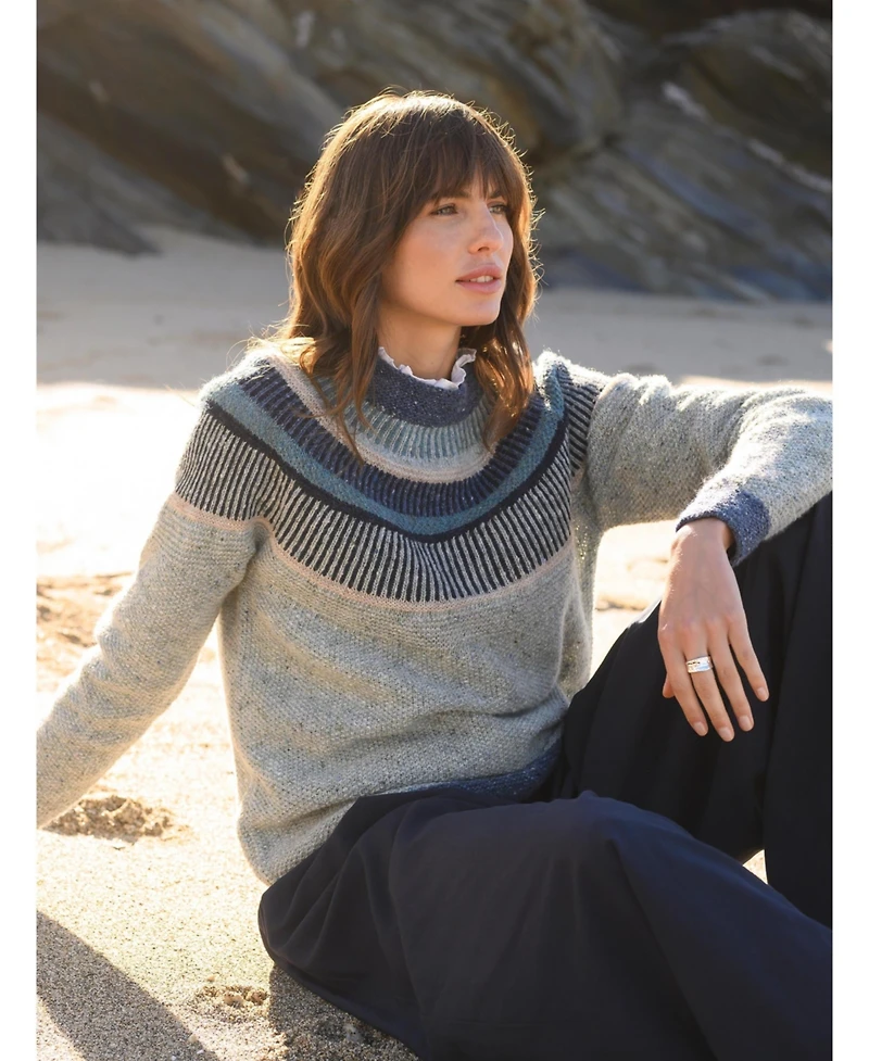 Celtic & Co. Women's Statement Donegal Wool Sweater