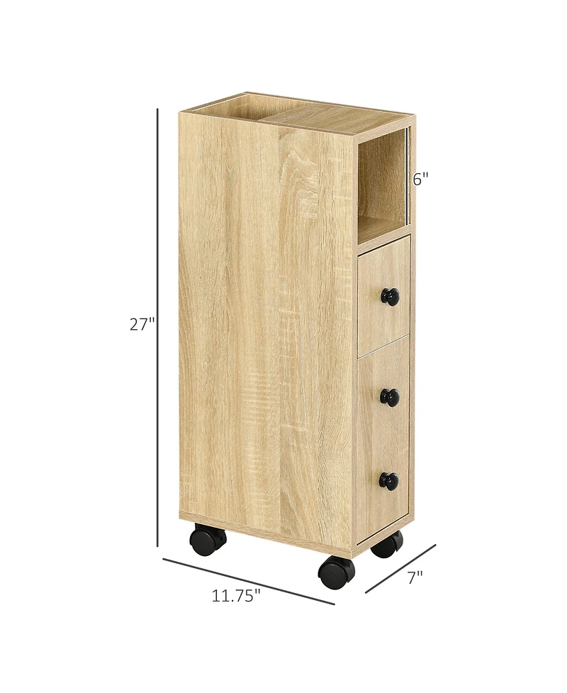 Slickblue Durable Bathroom Cabinet for Towels and Essential Storage in Small Spaces