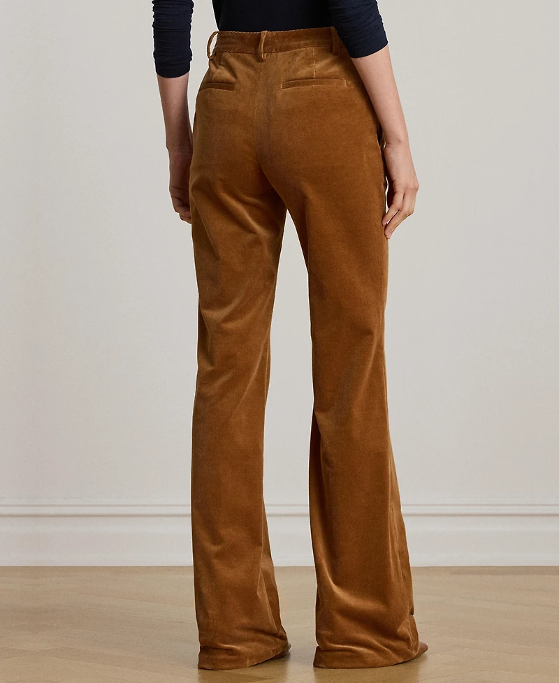 Lauren Ralph Women's High Rise Corduroy Flare Pants