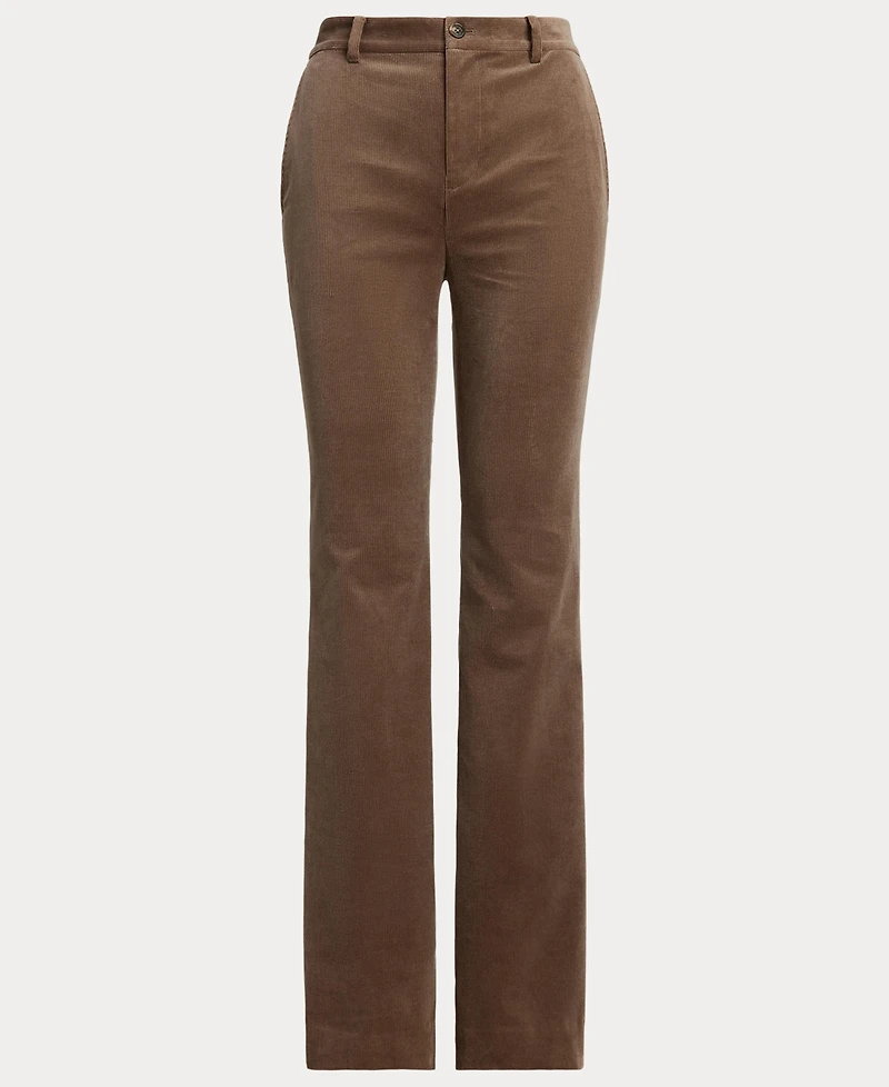 Lauren Ralph Women's High Rise Corduroy Flare Pants