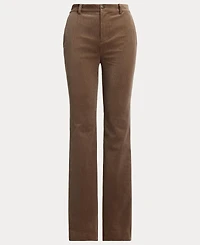 Lauren Ralph Women's High Rise Corduroy Flare Pants