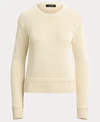 Lauren Ralph Women's Crewneck Shimmer Sweater