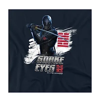 Logovision Men's Snake Eyes G.i. Joe Origins Brush T Shirt