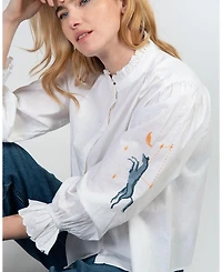 Cape Cove Women's Clover Equestrian Blouse