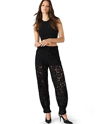 Steve Madden Women's Mid-Rise Seamed Ankle Straps Pants