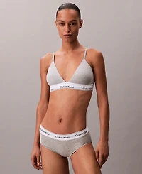 Calvin Klein Women's Icon Cotton-Modal Lightly Lined Triangle Bralette QF8498