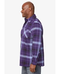 KingSize Big & Tall Stretch Flannel Shirt