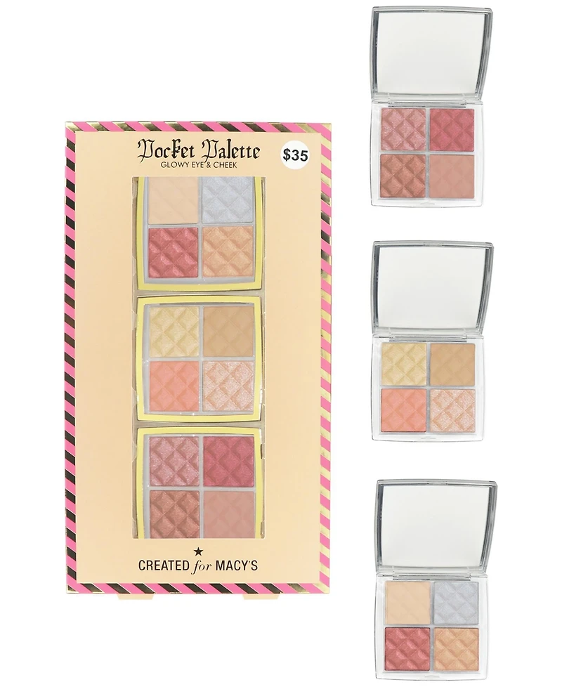 3-Pc. Glowy Eye and Cheek Pocket Palette Set, Created for Macy's