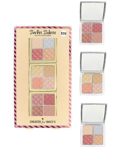 3-Pc. Glowy Eye and Cheek Pocket Palette Set, Created for Macy's