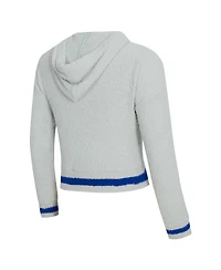 Concepts Sport Women's Gray Buffalo Bills Whitley Long Sleeve Hoodie Top Shorts Set