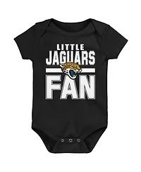 Outerstuff Newborn 3-Piece Jacksonville Jaguars Little Tike Bodysuit Set