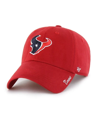 '47 Brand Women's Red Houston Texans Miata Clean Up Adjustable Hat