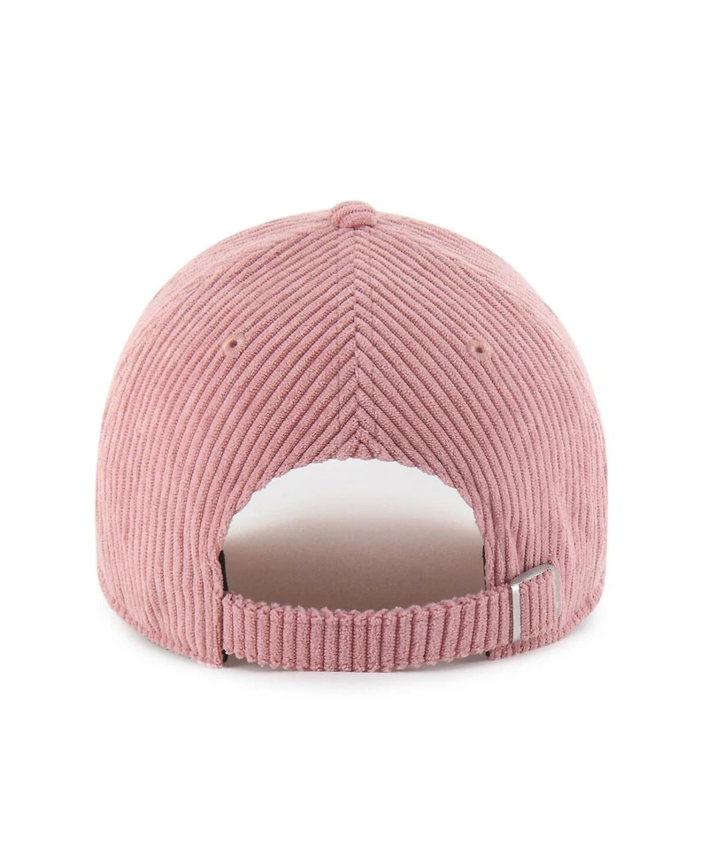 '47 Brand Women's Pink Atlanta Falcons Mellow Corduroy Clean Up Adjustable Hat
