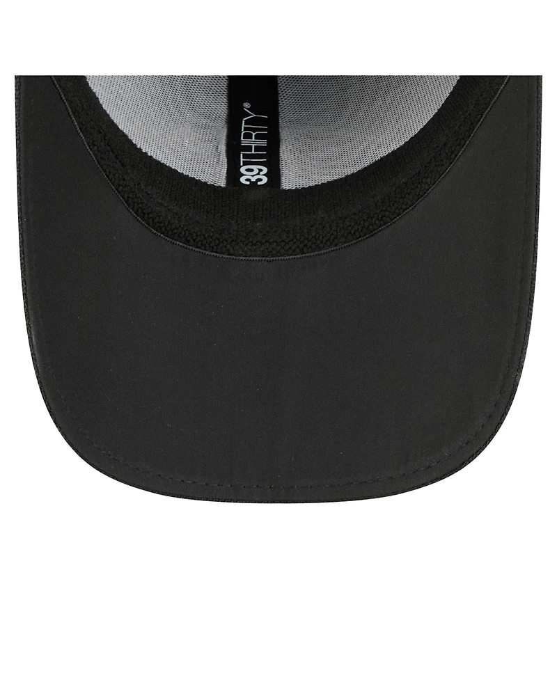 New Era Men's Black Baltimore Ravens Visor Hit 39THIRTY Flex Hat