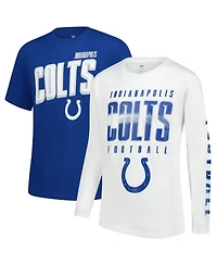 Outerstuff Big Boys and Girls Indianapolis Colts The Mix Combo T-Shirt Set