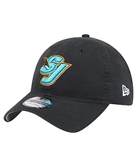 New Era Men's Black San Jose Sharks Deceptor 9TWENTY Adjustable Hat