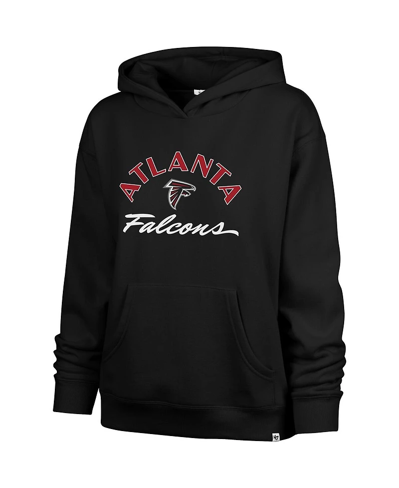 '47 Brand Women's Black Atlanta Falcons Whirlwind Naomi Pullover Hoodie