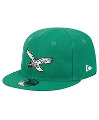 New Era Baby Boys and Girls Kelly Green Philadelphia Eagles My 1st 9FIFTY Adjustable Hat