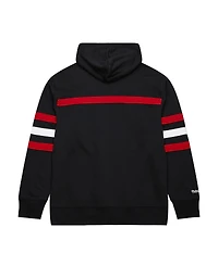 Mitchell Ness Men's Black New Jersey Devils Head Coach Slogan Pullover Hoodie