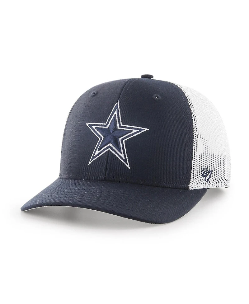 '47 Brand Men's Navy Dallas Cowboys Team Adjustable Trucker Hat