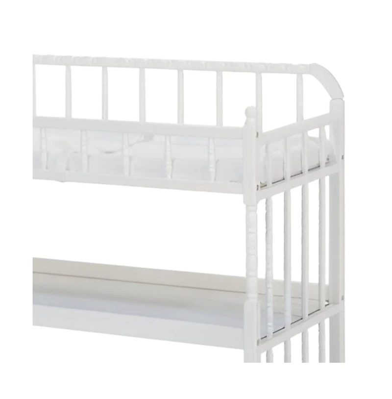 Slickblue Wood Changing Table with 1-Inch Waterproof Pad for Baby Diapering and Nursery Use